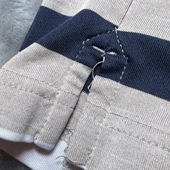 Callaway Golf Polo Shirt Mens Large Striped Breathable Activewear Performance - Picture 12 of 12